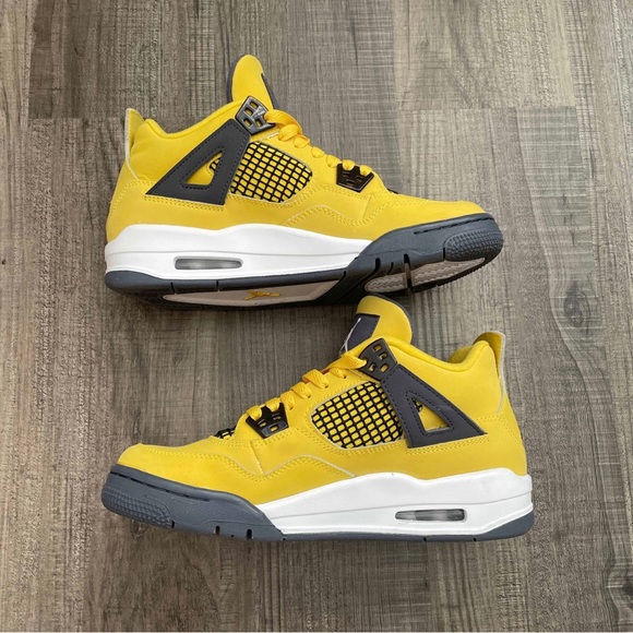 jordan 4 retro gs lightning